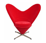 【ZB官网】心型椅子(Verner Panton Heart Shaped Cone Chair)